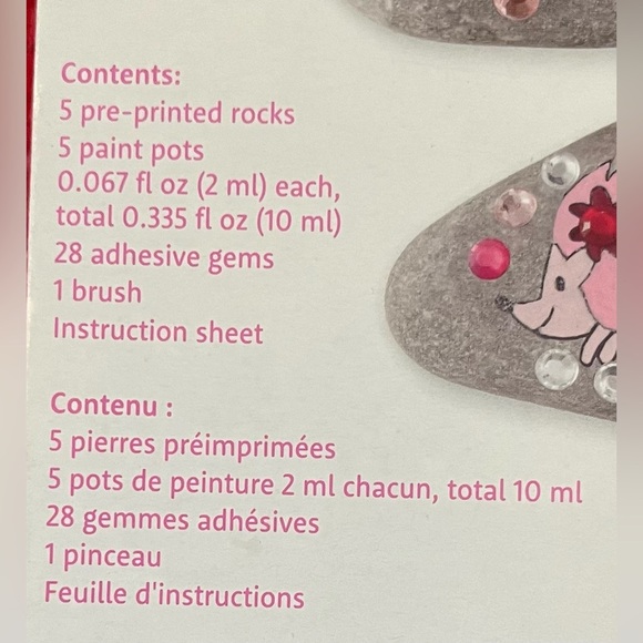 NWT Creatology rock art set Valentine’s Day theme - Picture 5 of 6